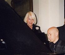 al pianoforte di casa Wolken con Marika Carniti Bollea