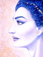 MARIA il noto ritratto della Callas - olio su tela cm 30 x 40 - click to enlarge