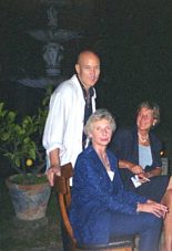 con la padrona di casa Elisabeth Wolken