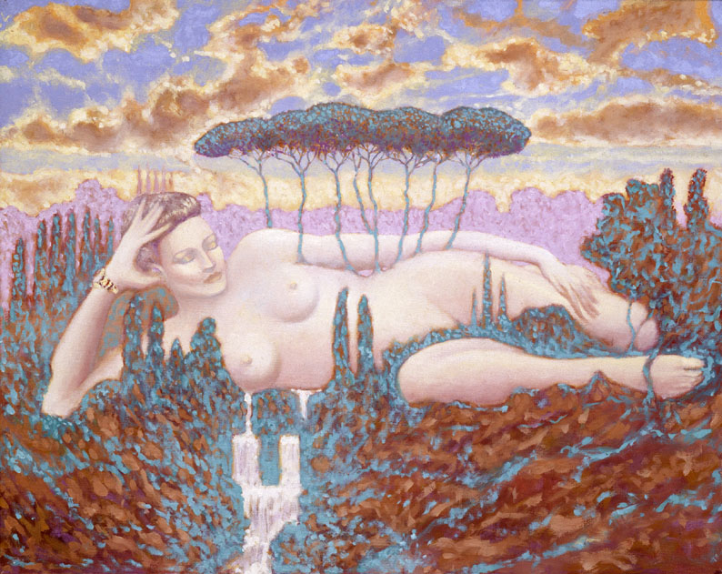 DIVA TERRA olio su tela di Giovanni Truncellito - clicca sull'immagine per tornare al menu principale click to return